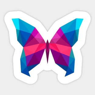 MINIMALIST LOW POLY BUTTERFLY Sticker